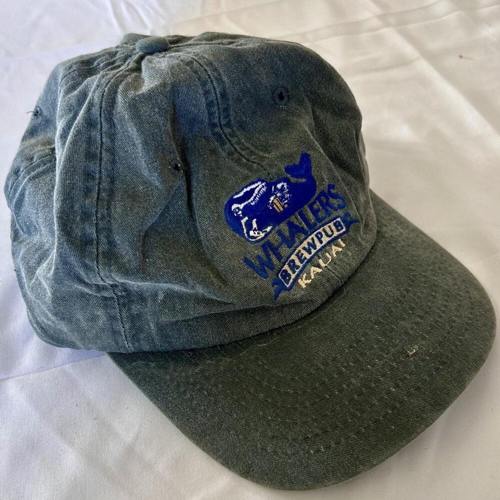 Blue Grey Whale Graphic Dad Hat Weathers Brewing Cap - One Size